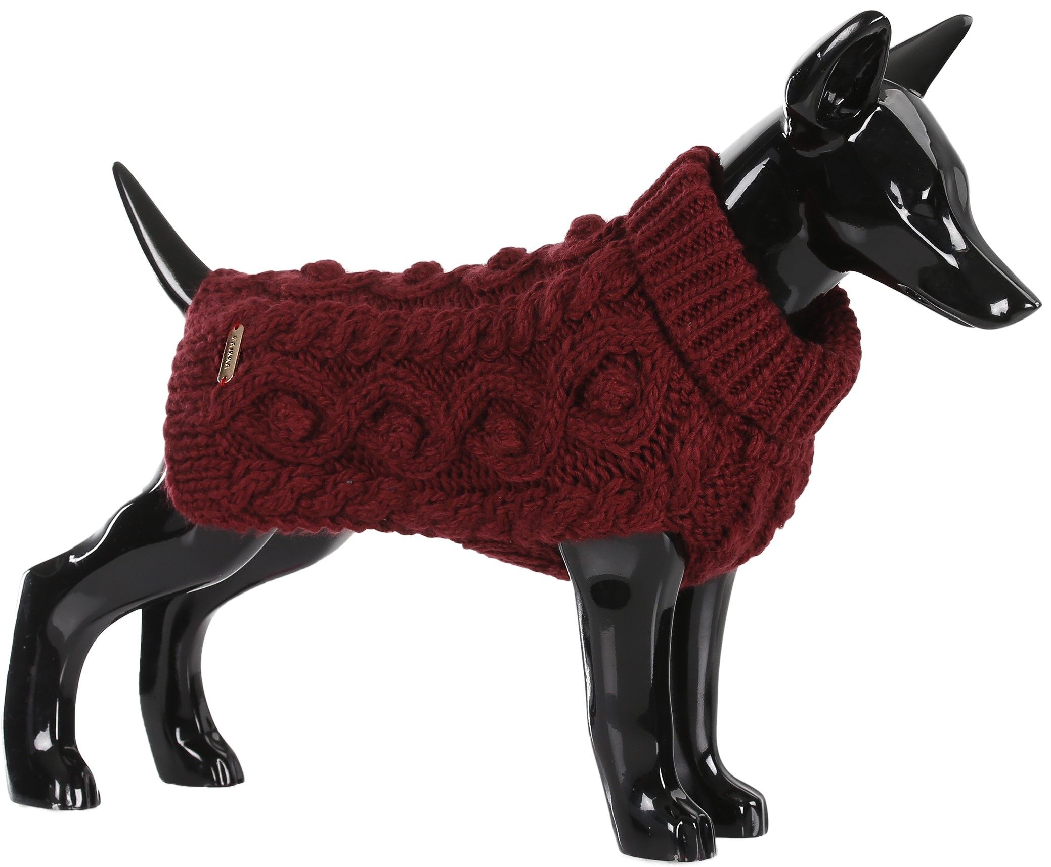 Handmade Knit 20-30 cm Burgundy