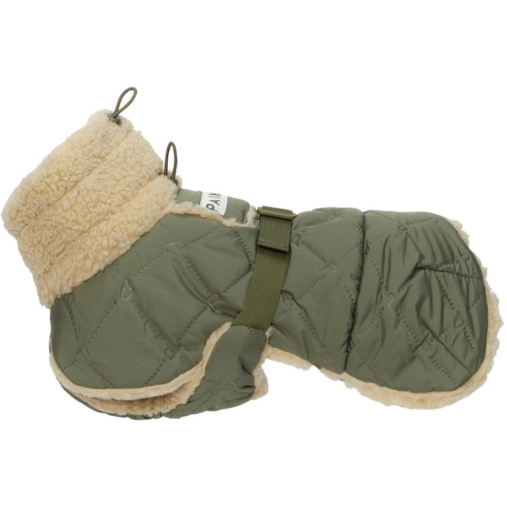 Quilted Sherpa Jacket 25-30 cm Olive