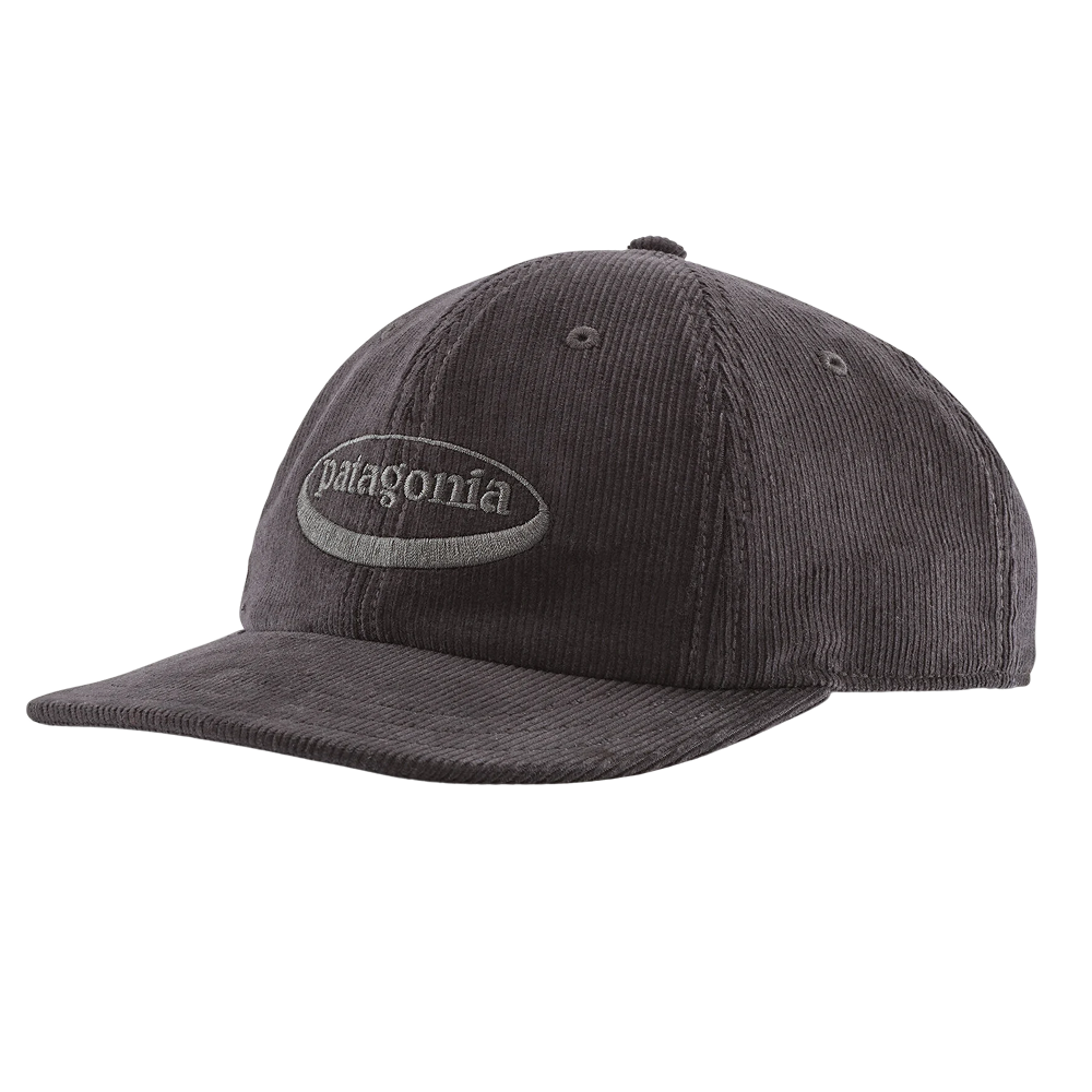 Corduroy Cap 95 Oval Logo: Ink Black