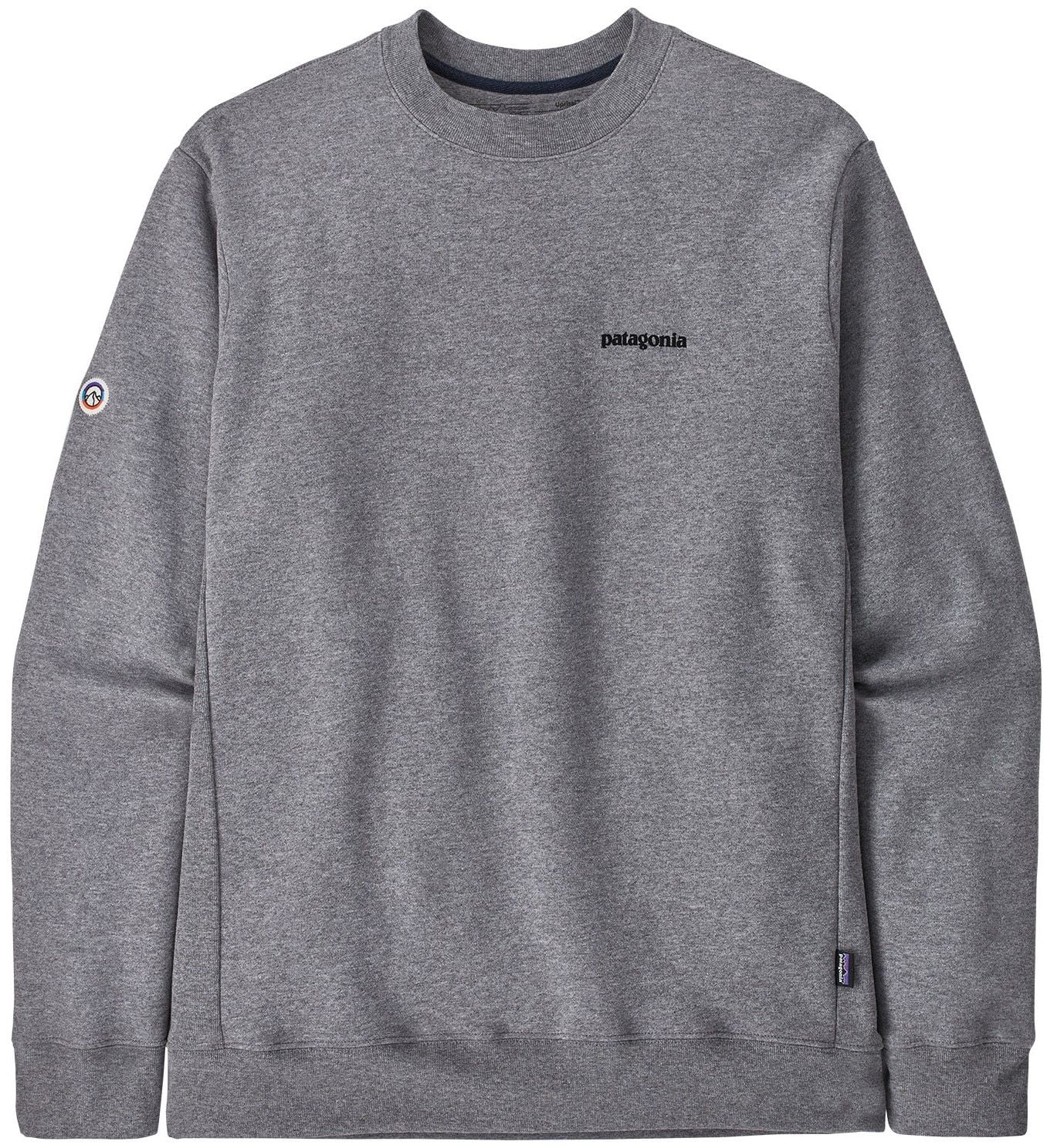Fitz Roy Icon Uprisal Crew Sweatshirt Gravel Heather