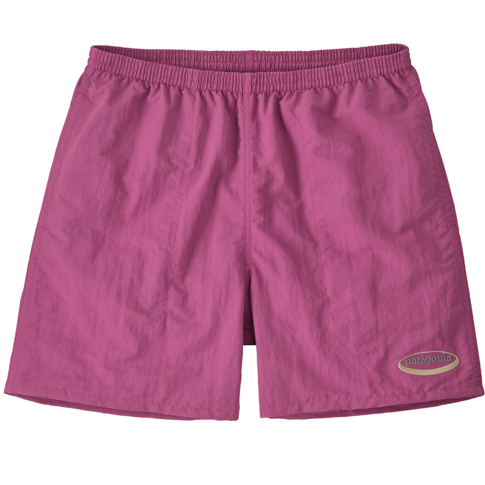 M's Baggies Shorts - 5 In. '95 Oval Logo: Faded Magenta