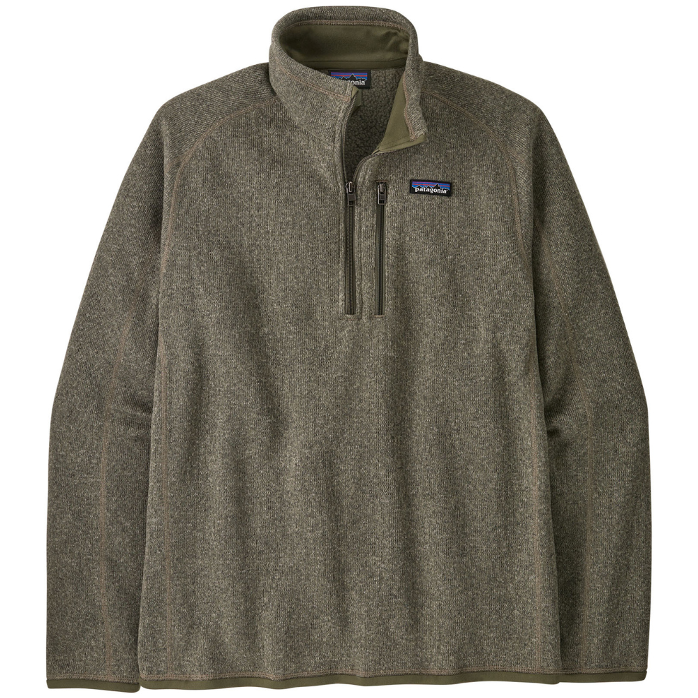 M's Better Sweater 1/4 Zip River Rock Green