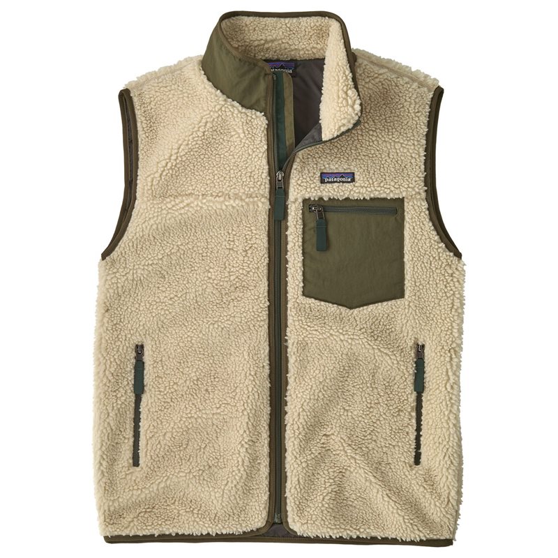 M's Classic Retro-X Vest Dark Natural W/Basin Green