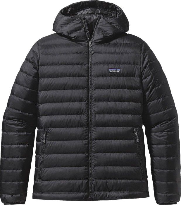 M's Down Sweater Hoody Black