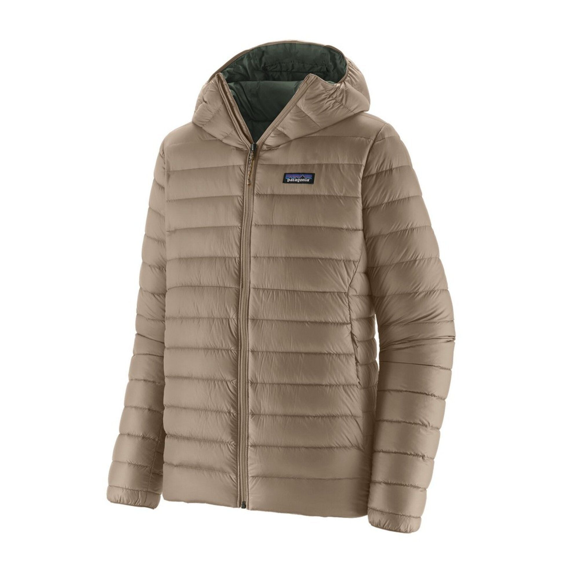 M's Down Sweater Hoody Seabird Grey