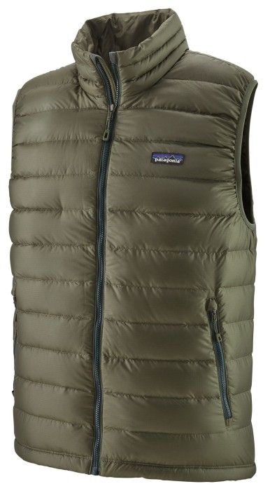 M's Down Sweater Vest Industrial Green