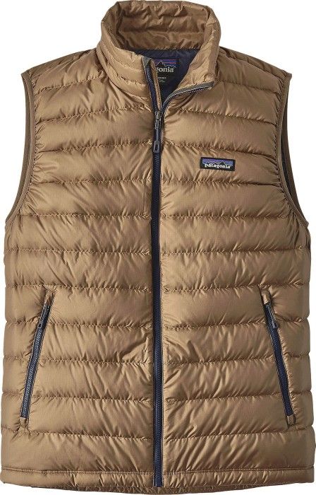 M's Down Sweater Vest Mojave Khaki