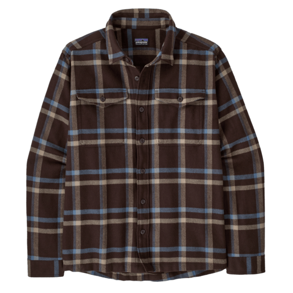 M's Fjord Flannel Shirt Crossing: Den Brown