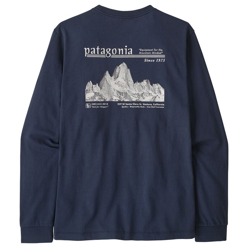 M's L/S MW Hut Tripper Skyline T-Shirt