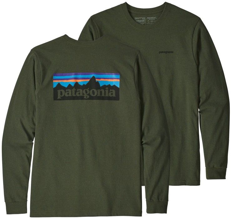 M's L/S P-6 Logo Responsibili-Tee Nomad Green