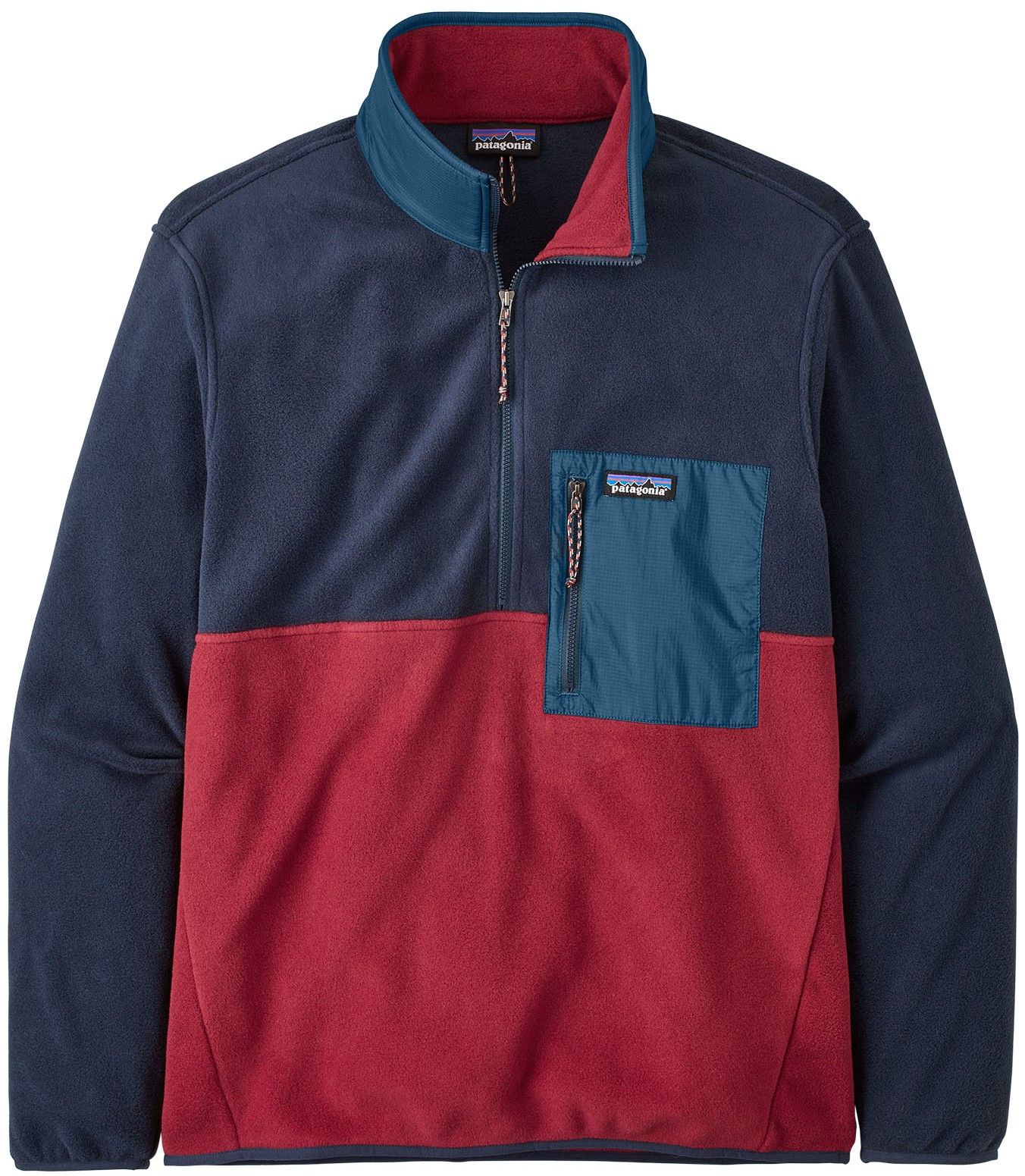 M's Microdini 1/2 Zip P/O Wax Red