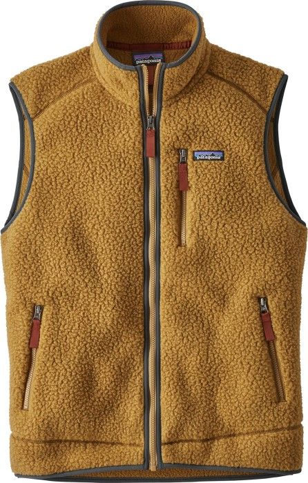 M's Retro Pile Vest Kastanos Brown