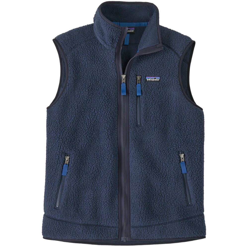 M's Retro Pile Vest New Navy w/Sunken Blue