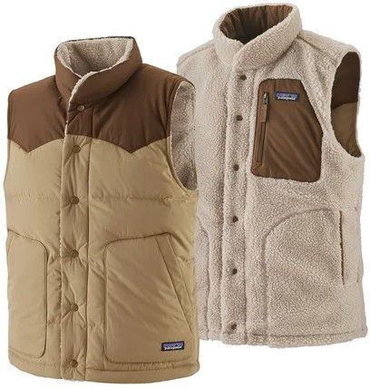 M's Reversible Bivy Down Vest Classic Tan