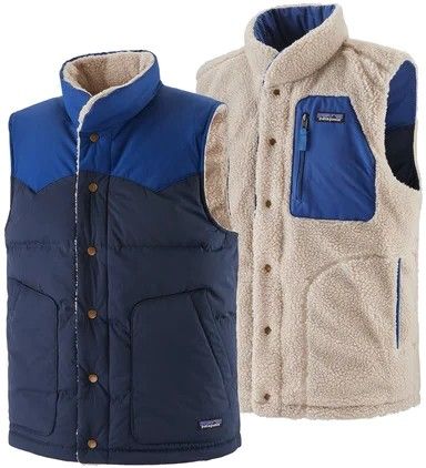 M's Reversible Bivy Down Vest New Navy