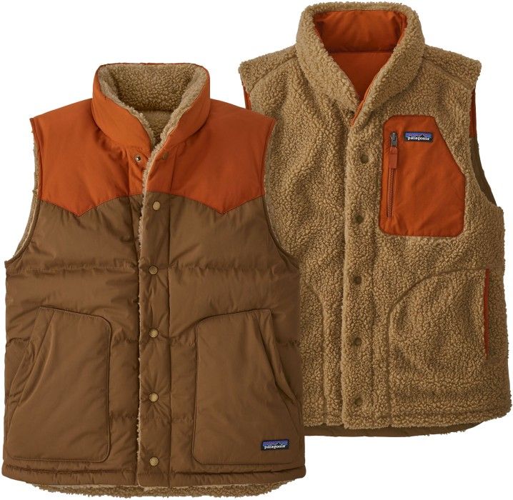 M's Reversible Bivy Down Vest Owl Brown