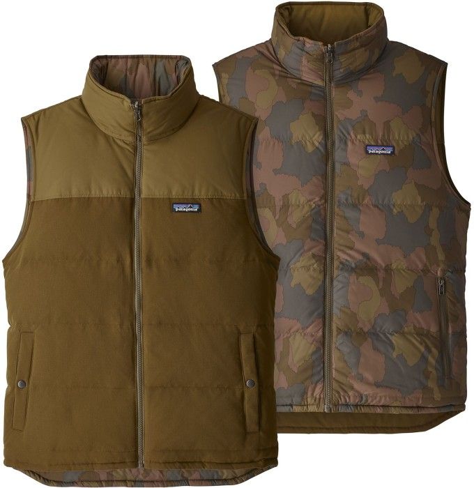 M's Reversible Bivy Down Vest Sediment