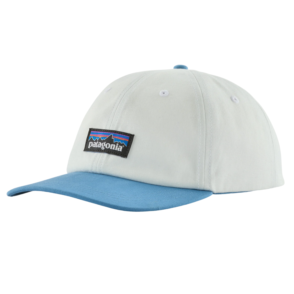 P-6 Label Trad Cap Birch White W/Shore Blue