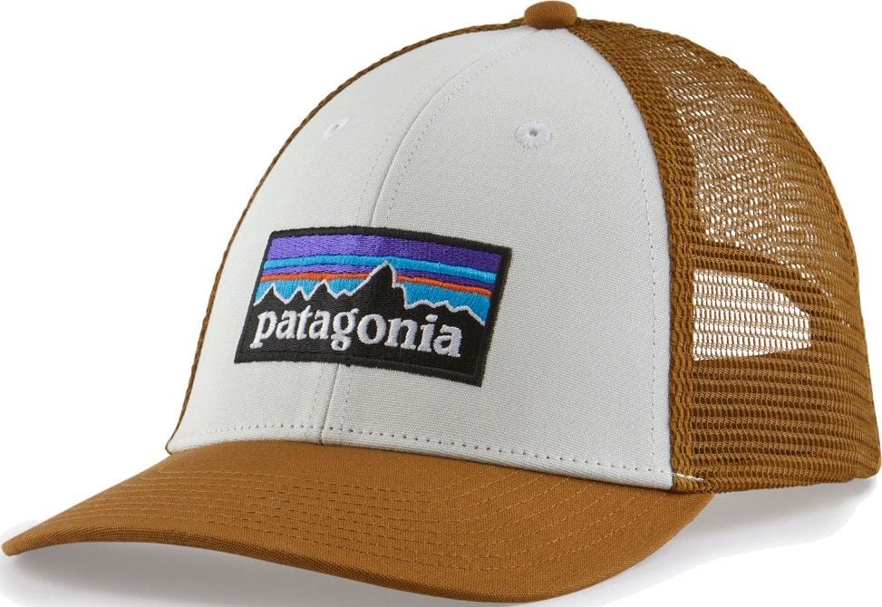 P-6 Logo LoPro Trucker Hat White w/Bear Brown