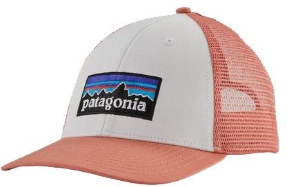 P-6 Logo LoPro Trucker Hat White w/Mellow Melon