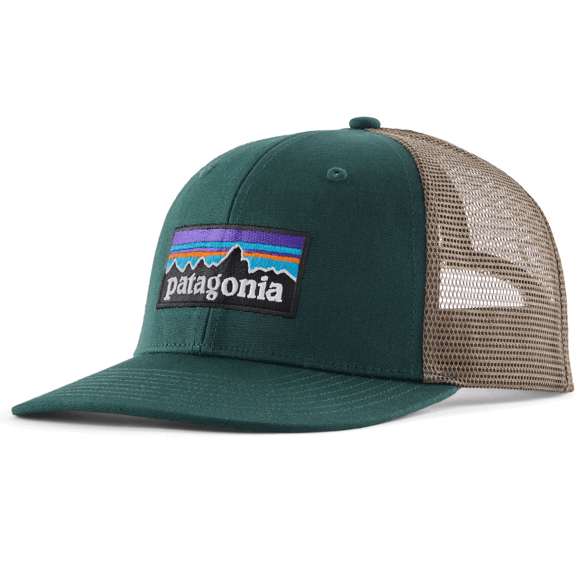 P-6 Logo Trucker Hat Cascade Green