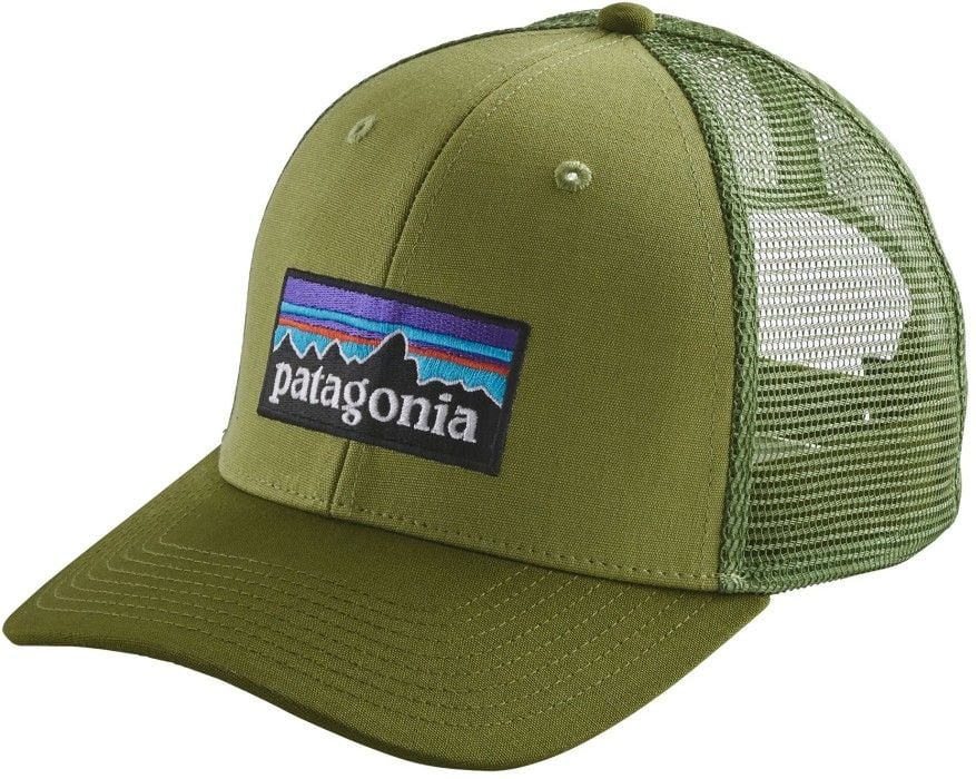 P-6 Logo Trucker Hat Crag Green