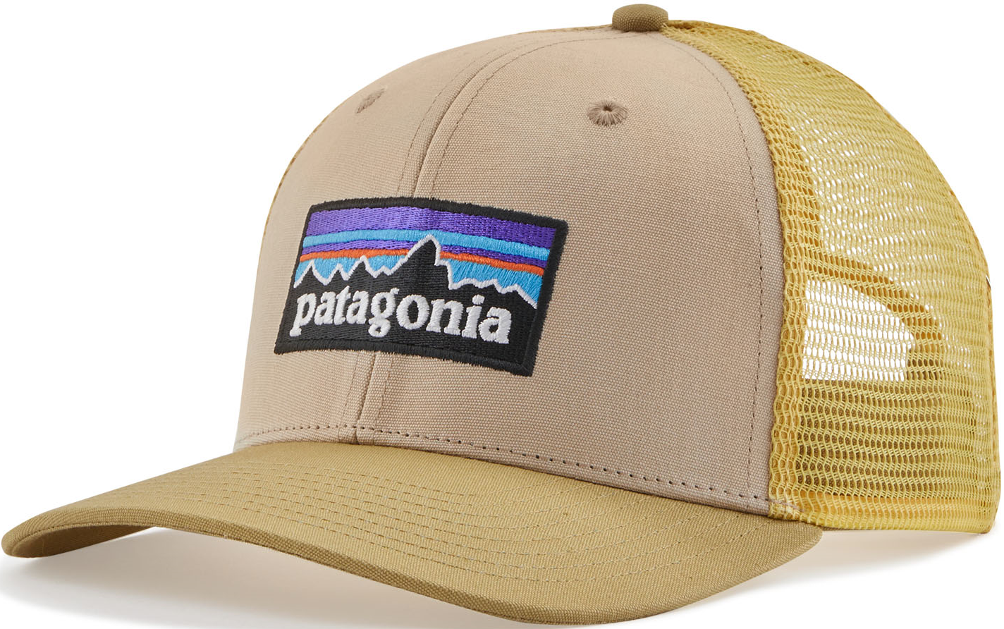P-6 Logo Trucker Hat Oar Tan