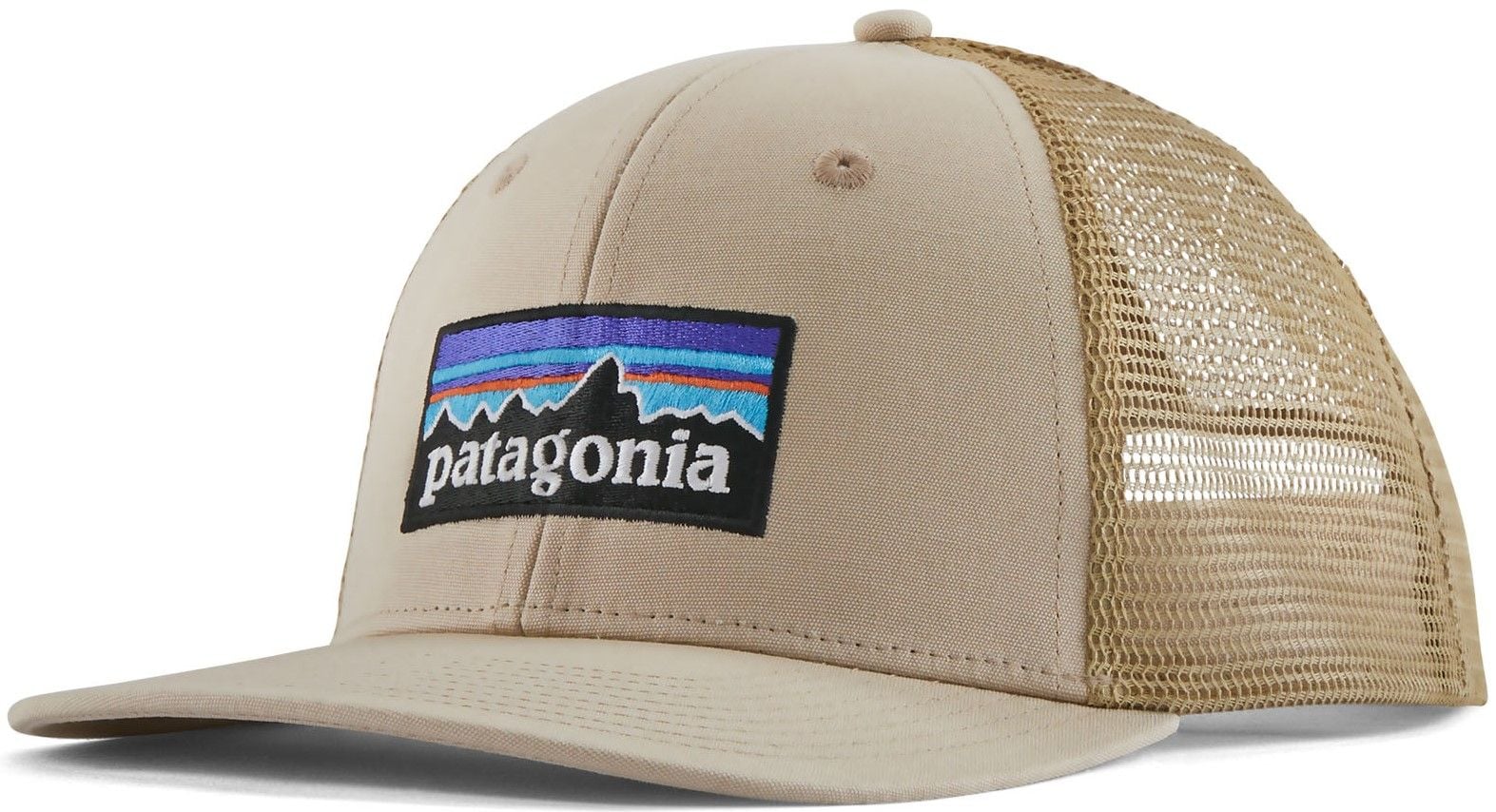 P-6 Logo Trucker Hat Oar Tan w/ Classic Tan