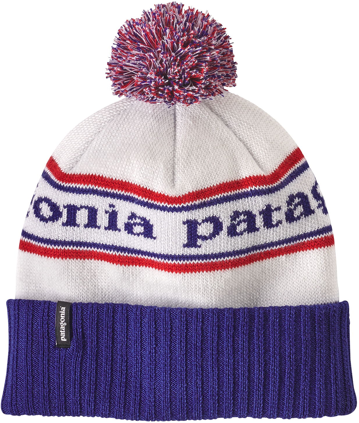 Powder Town Beanie Park Stripe: Viking Blue