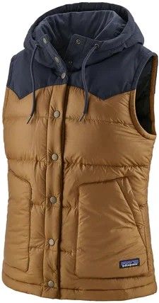 W's Bivy Hooded Vest Nest Brown