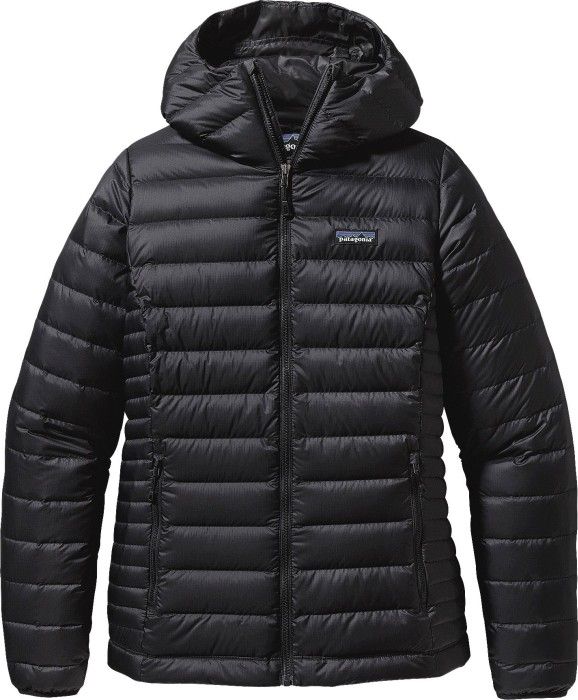 W's Down Sweater Hoody Black