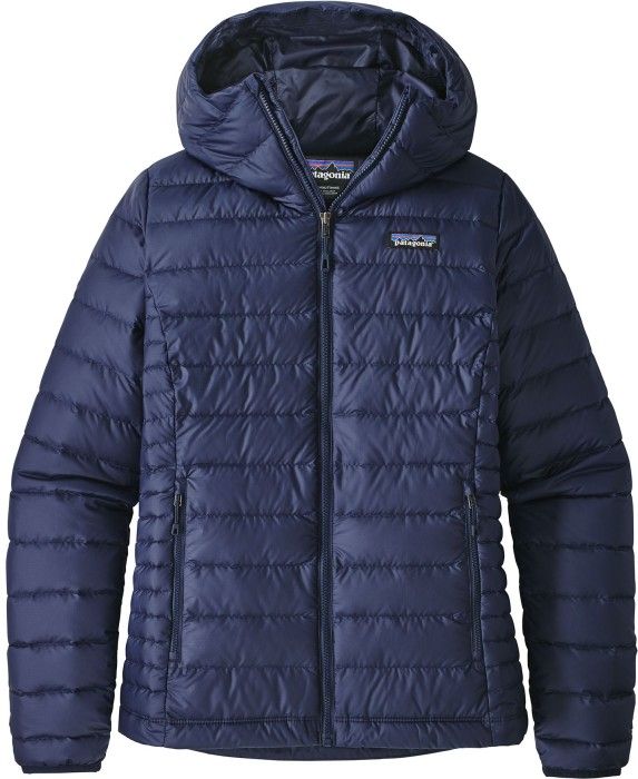 W's Down Sweater Hoody Classic Navy