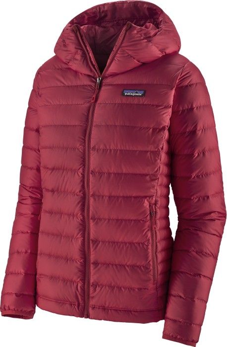 W's Down Sweater Hoody Roamer Red
