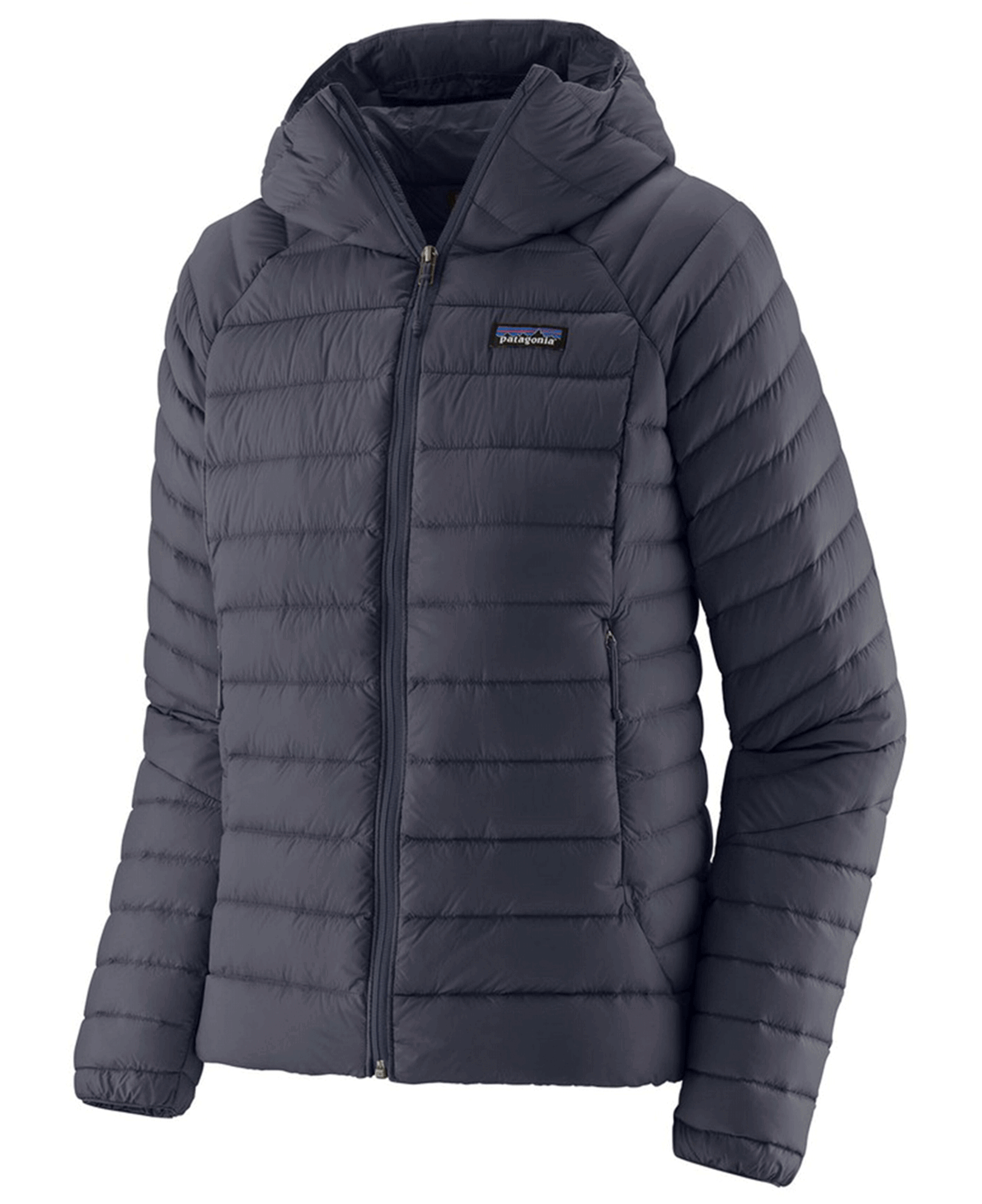 W's Down Sweater Hoody Smolder Blue