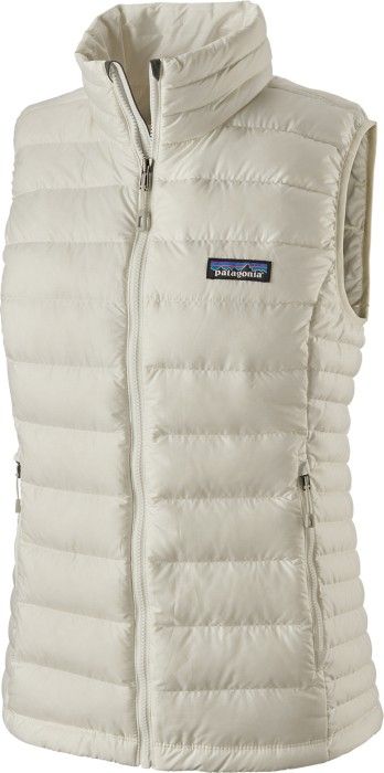 W's Down Sweater Vest Birch White