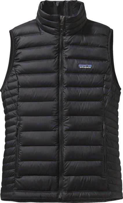 W's Down Sweater Vest Black