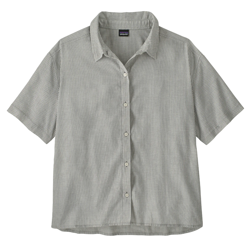 W's Lw A/C Shirt Solstice Stripe: Smolder Blue