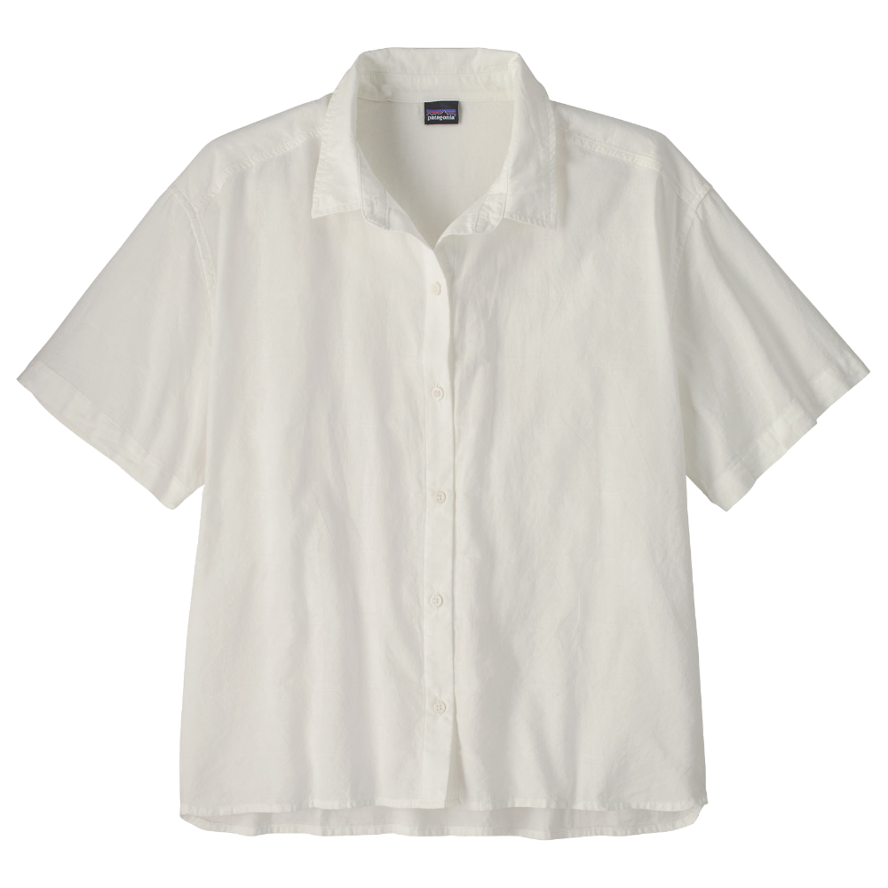 W's Lw A/C Shirt Windowpane Dobby: White