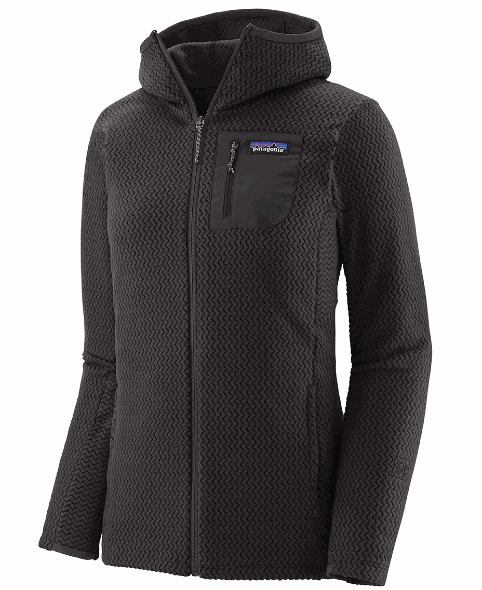 W's R1 Air Full-Zip Hoody Black