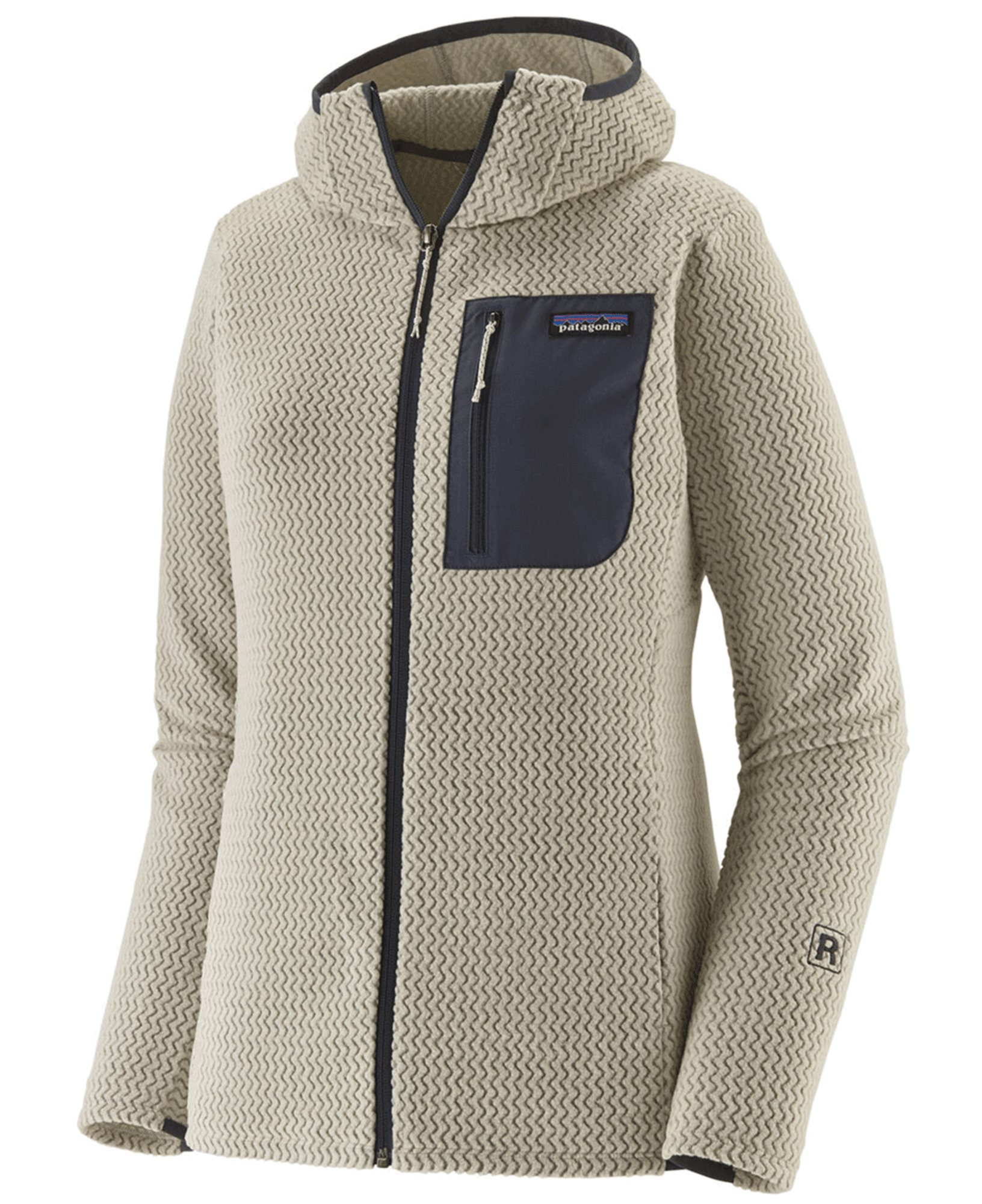 W's R1 Air Full-Zip Hoody Wool White
