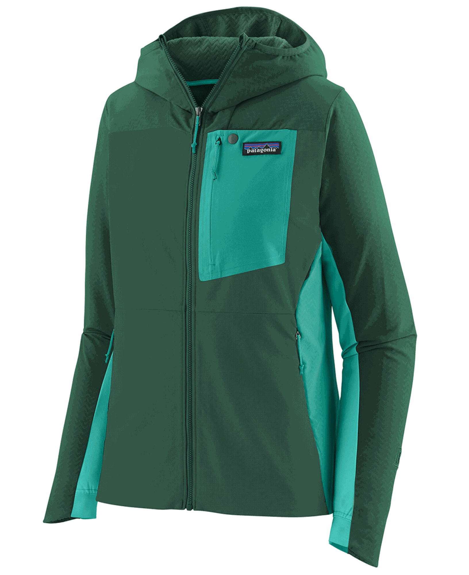 W's R1 CrossStrata Hoody Conifer Green
