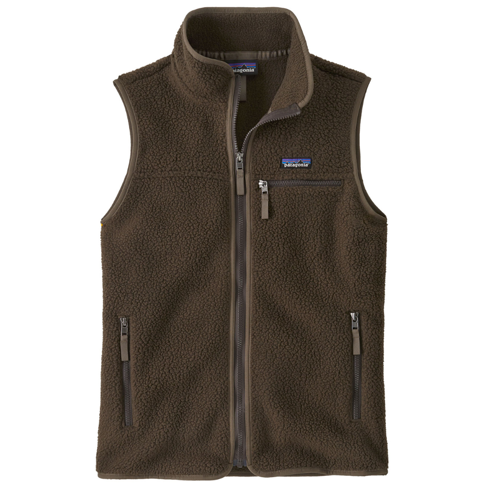 W's Retro Pile Vest Otter Brown