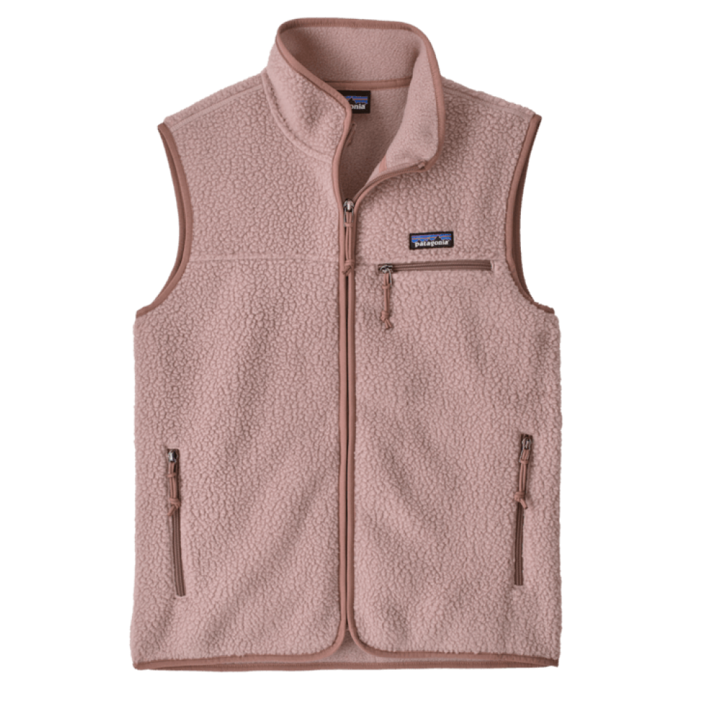 W's Retro Pile Vest Stingray Mauve