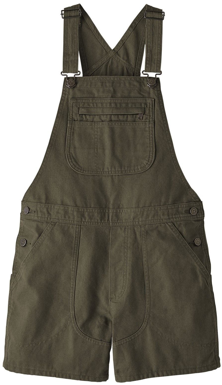 W's Stand Up Cropped Overalls Basin Green