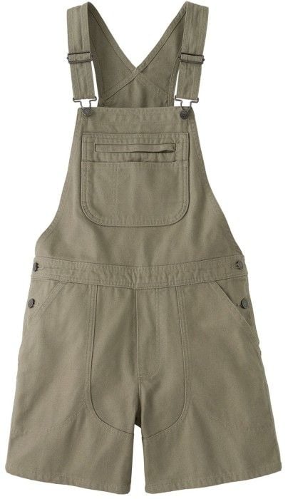 W's Stand Up Cropped Overalls Rock Green