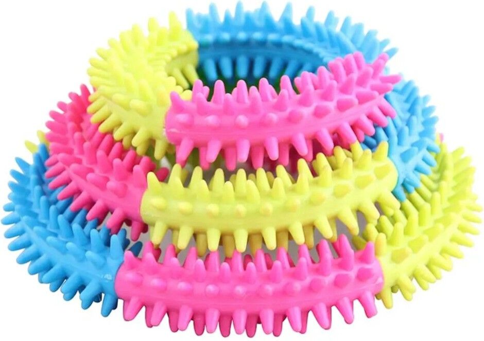 Hundleksak Rainbow World Ring Ø15