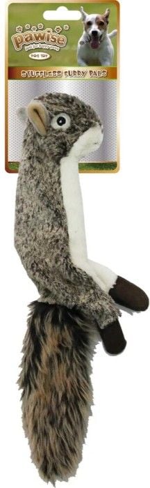 Hundleksak Stuffingless 48 cm Ekorre