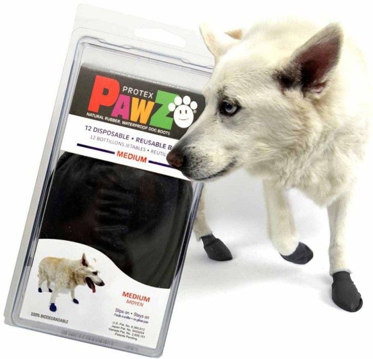 Dog Boots Black M