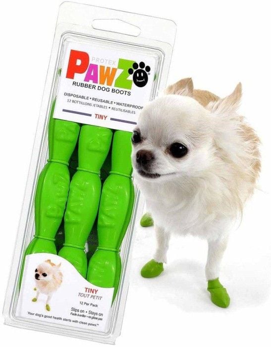 Dog Boots Color Apple Green Tiny