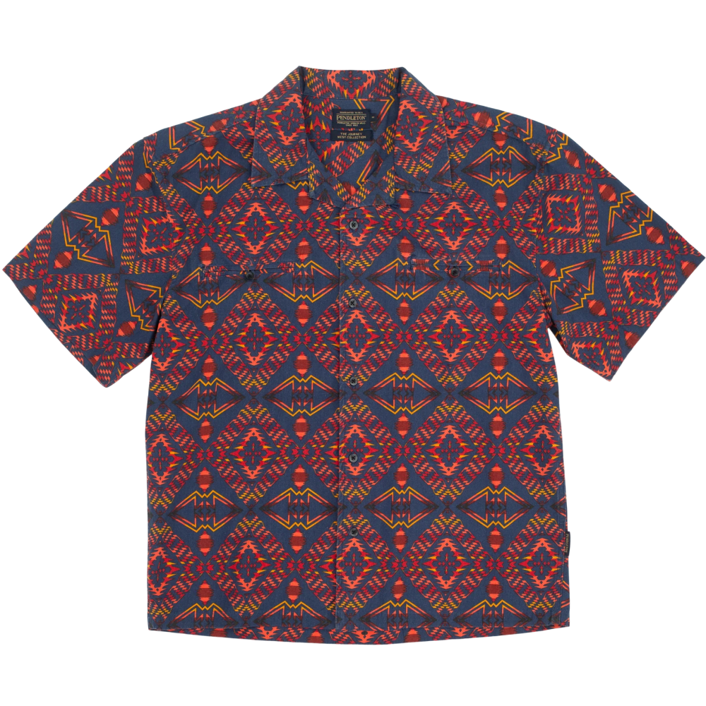 Two Pocket Camp Shirt  Thunder Earthquake Navy